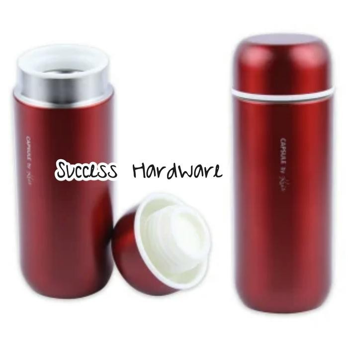 KRIS BOTOL TERMOS 280ML / THERMOS-VACUUM FLASK SS 18/8 RED HC-200AD-3