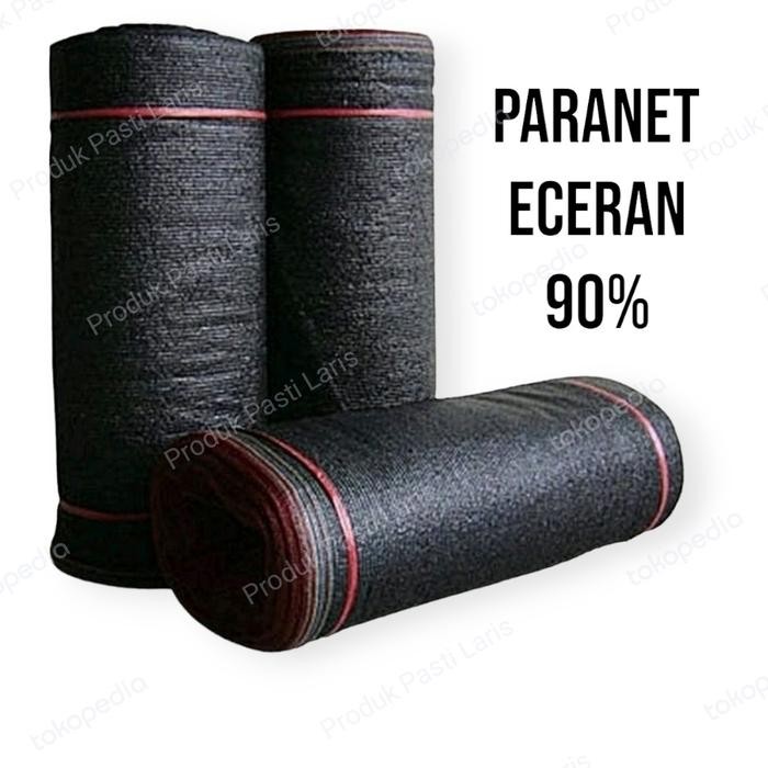 PARANET TANAMAN JARING PARANET 90% RAJUT SEGITIGA LEBAR 3 METER ECERAN *