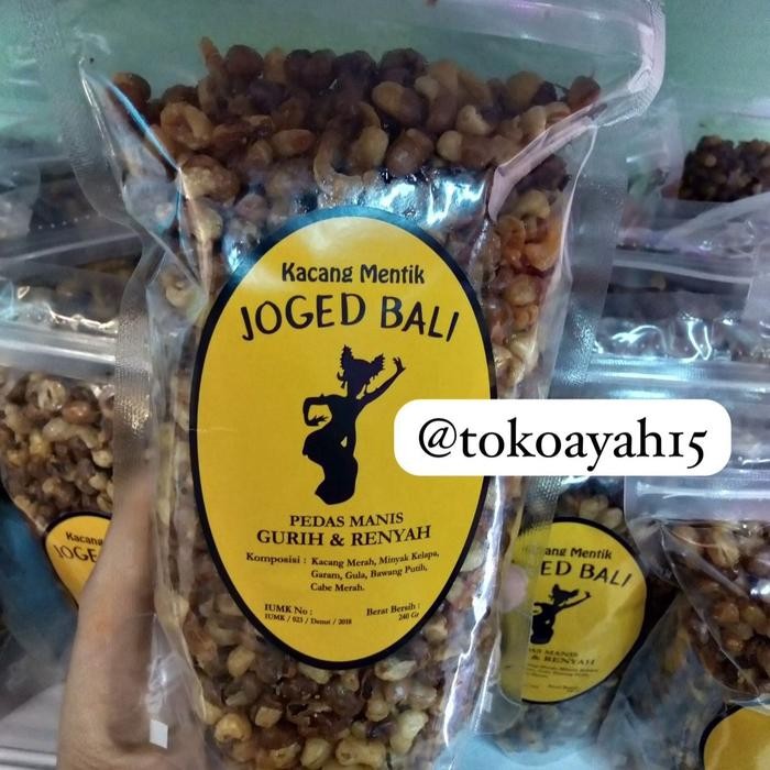 

TERMURAH Kacang mentik oleh oleh khas bali Makanan Food Snacks Goreng READY STOCK