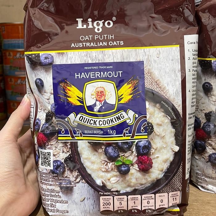 

Osyak.Mart Ligo White Oat / Ligo Havermount Oat / Oatmeal/ Sereal/ Food Diet / Granola