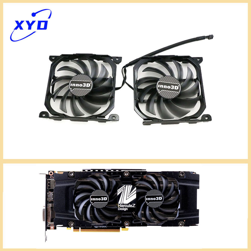 NEW 4PIN 8G CF-12915S For INNO3D GeForce GTX 1070 1070Ti 1080 1080Ti P104-100 Twin X2 Replacement Gr