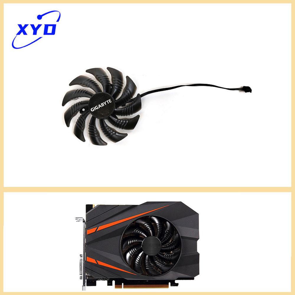 NEW 88MM 4PIN T129215SU Cooler Fan For Gigabyte GTX 1050 Ti GTX 1080 1060 NVIDIA 1070 MIN Gaming OC 