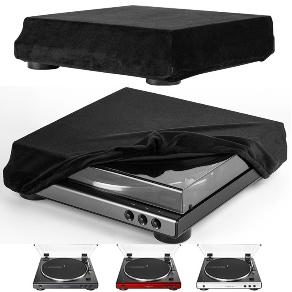 Turntable Dust Cover Spandex High Elasticity Turntable Sleeves Foldable Turntable Dust Case Sleeve