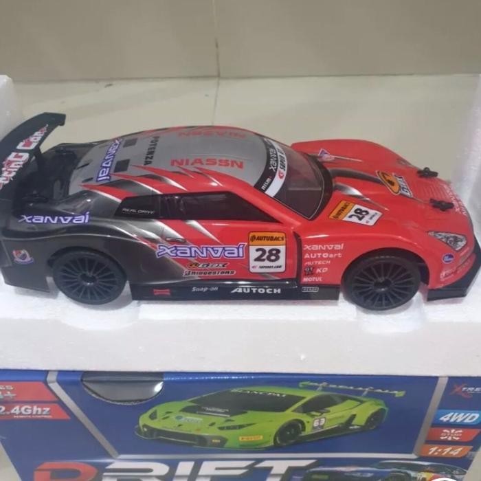 Mobil Remot Rc Sanzuan 4Wd Rc Drift Onroad 4X4 Skala 1.14 San Zuan Mitsubishi Nissan Sanzuan Asli