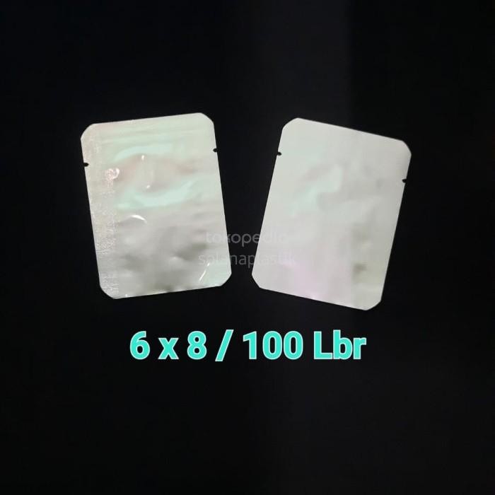 Sachet 6x8 Full Aluminium Foil isi 100
