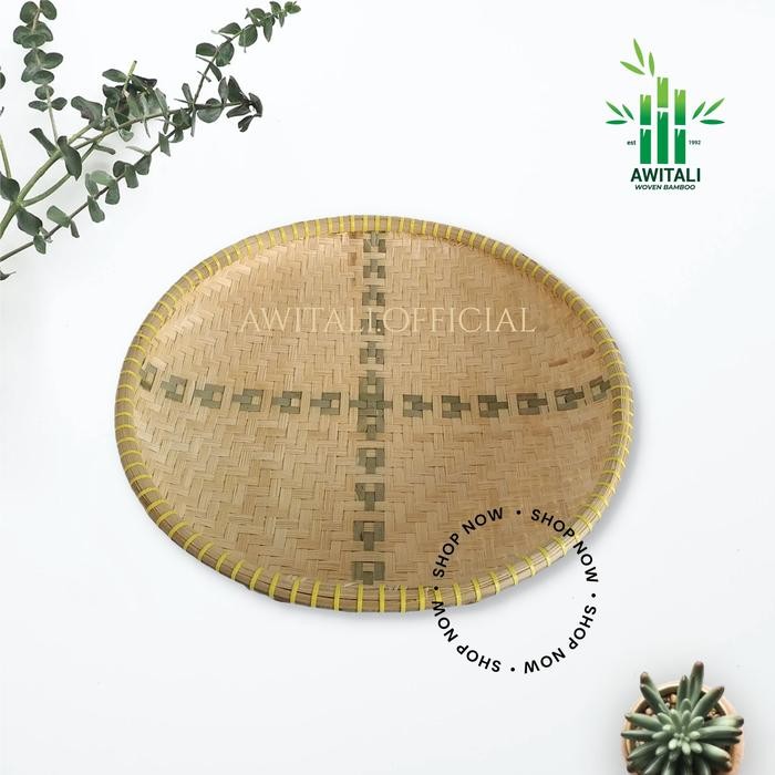 Tampah Bambu Kecil nampan bambu kecil nyiru nampah bambu