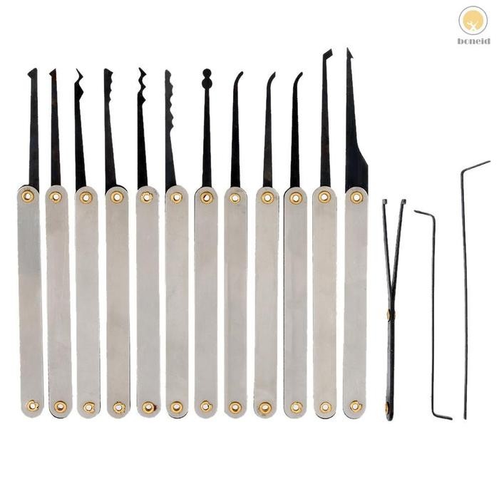 Isi 15 Door Lock Pick Quick Opener Tools Set Locksth Tools Lock Pick