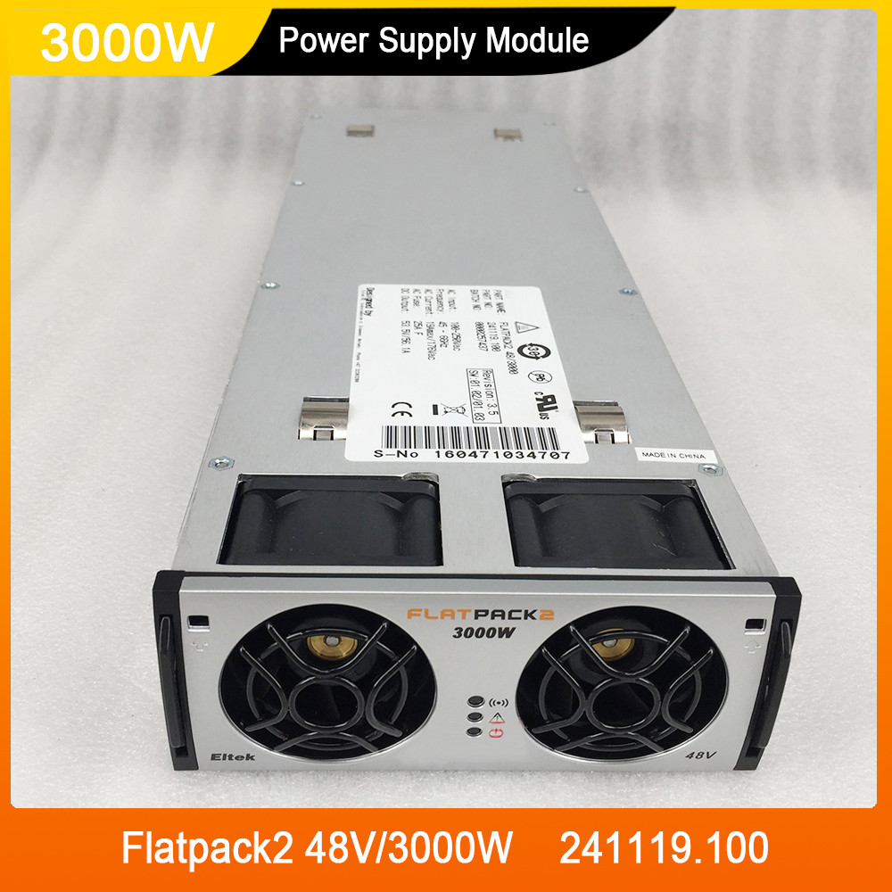 Flatpack2 48V/3000W 241119.100 48V 3000W For Eltek Communication Power Supply High Quality Fast Ship