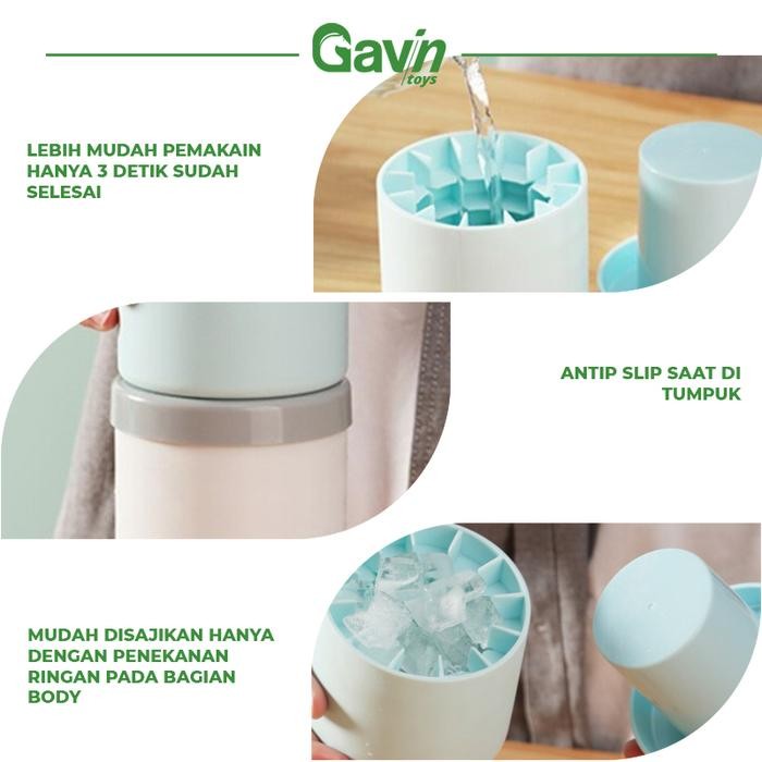 Cetakan Es Batu Ice Mold Silicone Cetakan Es Batu Kotak Kecil Reusable