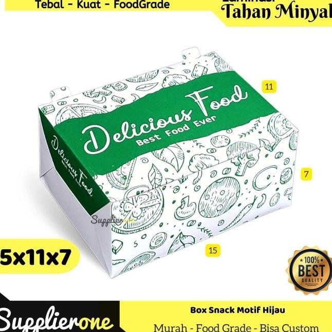 dus snack 15x11x7 / dus kue / dus cemilan / box kemasan makanan