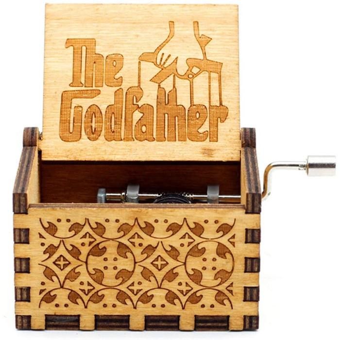 Music Box The Godfather / Kotak Musik The Godfather Hadiah Kayu