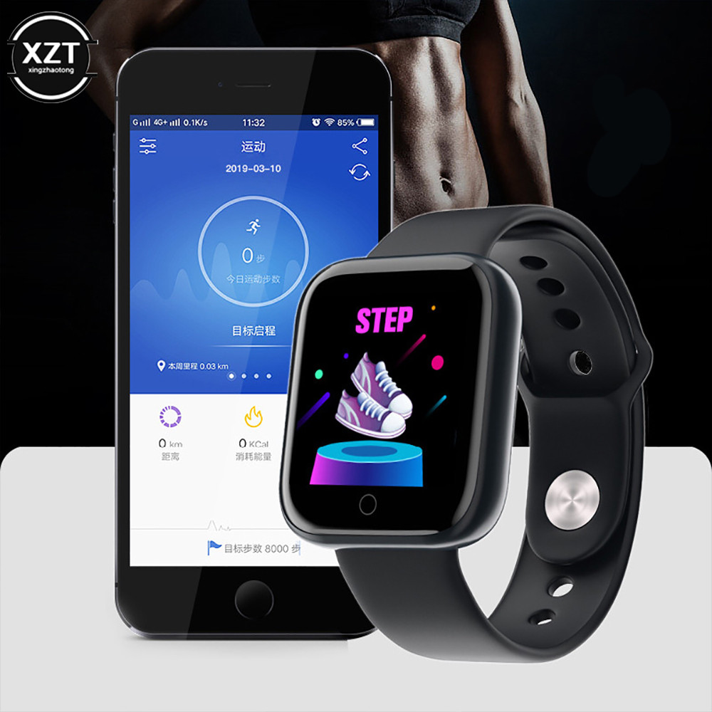 D20 Color Screen Smart Bracelet for Women Men's Multi-functional Smart Watch Y68 Heart Rate Blood