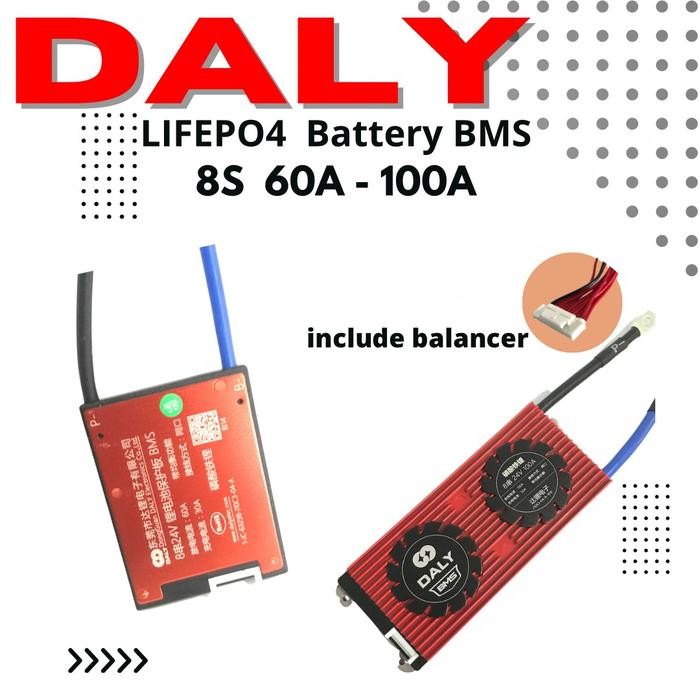 Daly Bms 8S 24V Lifepo4 20A, 40A, 60A, 80A,100A