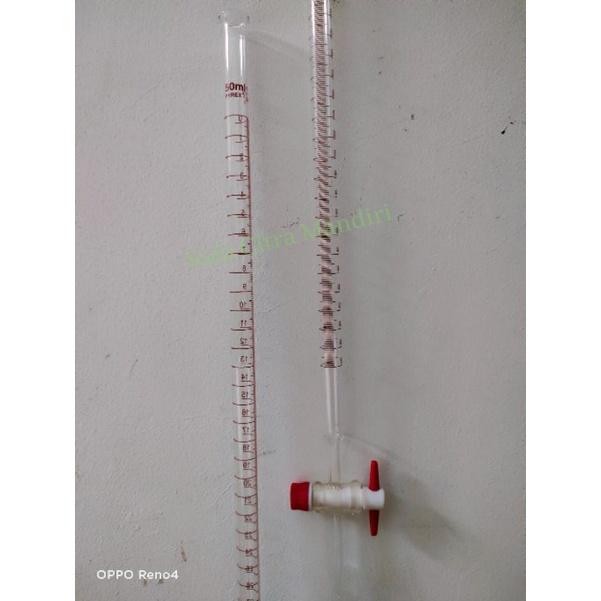Buret 50Ml Pyrex Kran Teflon