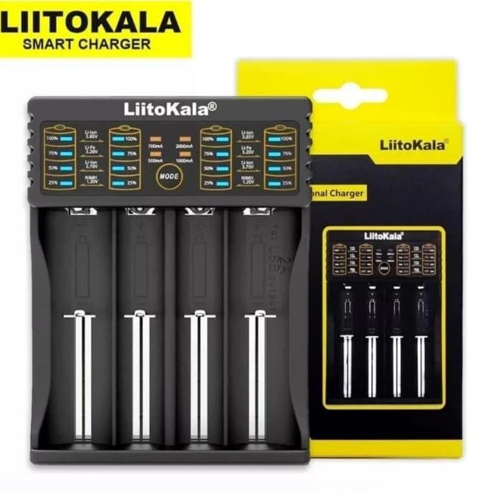 Liitokala Liitokala Smart Charger Baterai Lii-402 Lii402 18650 Aa Aa