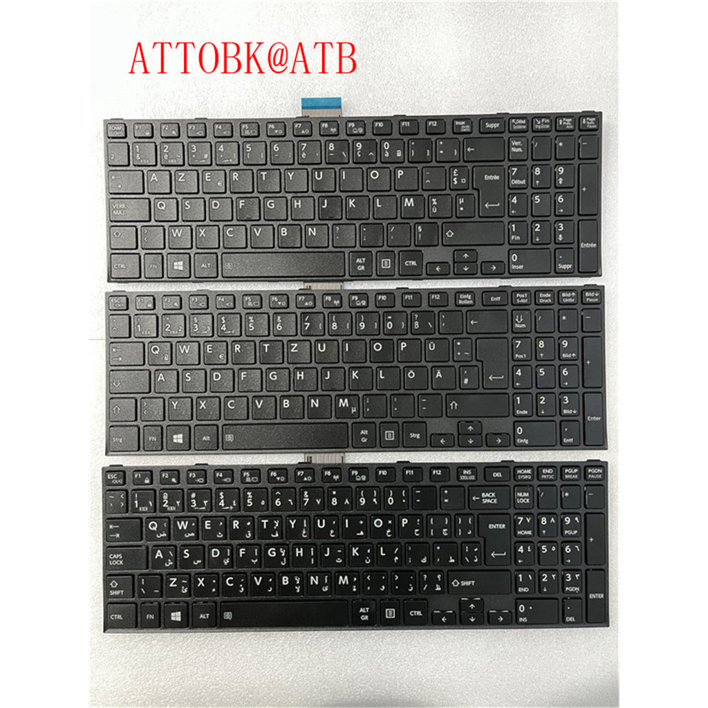 NEW FR/GR/AR Laptop Keyboard for Toshiba Satellite Pro R50-C Tecra A50-C Z50-C A50-C1510 A50-C1520 Z
