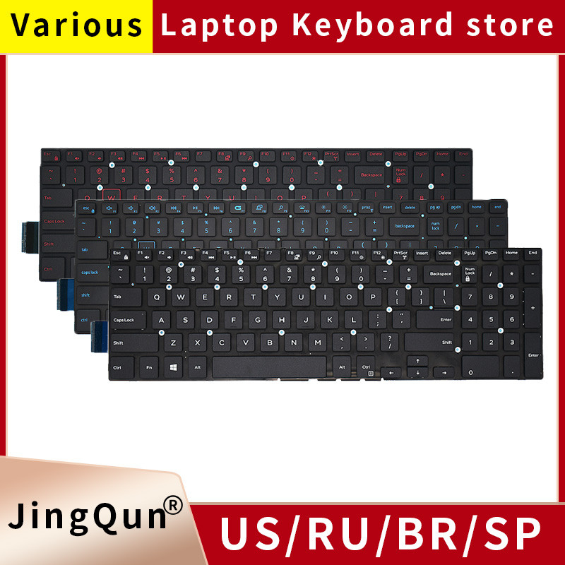 Original Russian/US for Dell G3 3500 3590 3572 3779 3579 3578 G5 5500 5590 5583 5587 G7 7790 7580 75