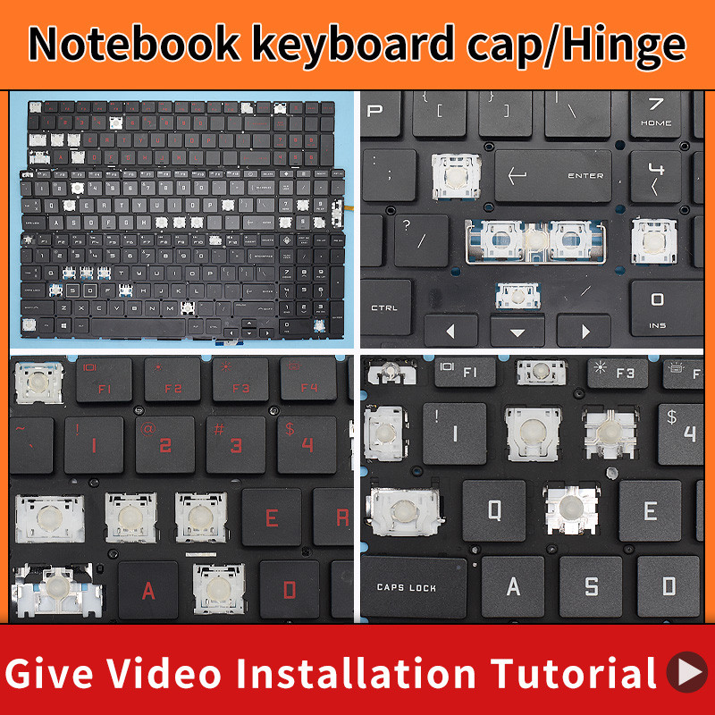 Replacement Keycap Key cap Hinge for HP OMEN 15-EK 15-EK0xxx 15z-ek 15-EK0010CA TPN-Q236 TPN-Q265 Ke