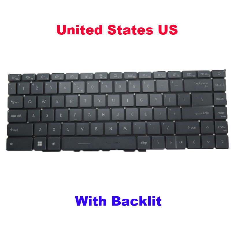 Laptop Backlit US IT KR CA GR FR NE SW BE Keyboard For MSI Delta 15 MS-15CK Delta 15 A5EFK MS15CK 15