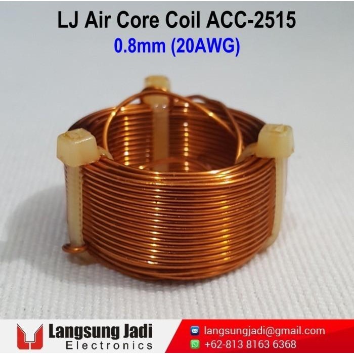 0.15mH 0.8mm LJ Air Core Coil over Inductor 0,15mH 0,8mm 20AWG *