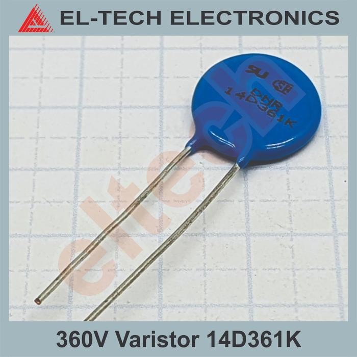 360V Varistor Pengaman Lonjakan Tegangan 14D361K *
