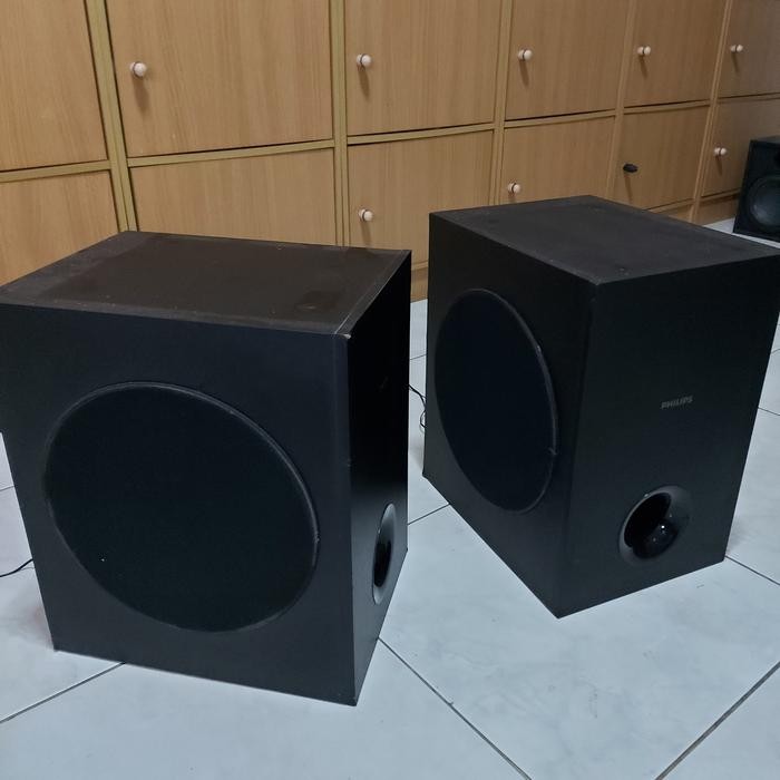 SUBWOOFER HOME 8 INCH PHILIPS SEPASANG 2ND *