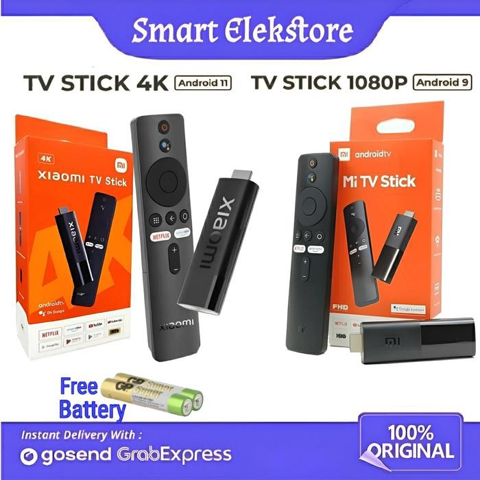 Xiaomi TV Stick 1080p FHD / 4K Android 9.0 Dolby Sound - Set Top Box