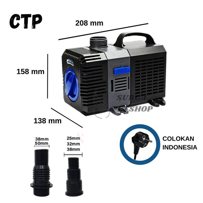 NEW SUNSUN JTP 16000 PRO POMPA AIR CELUP AKUARIUM KOLAM JTP16000