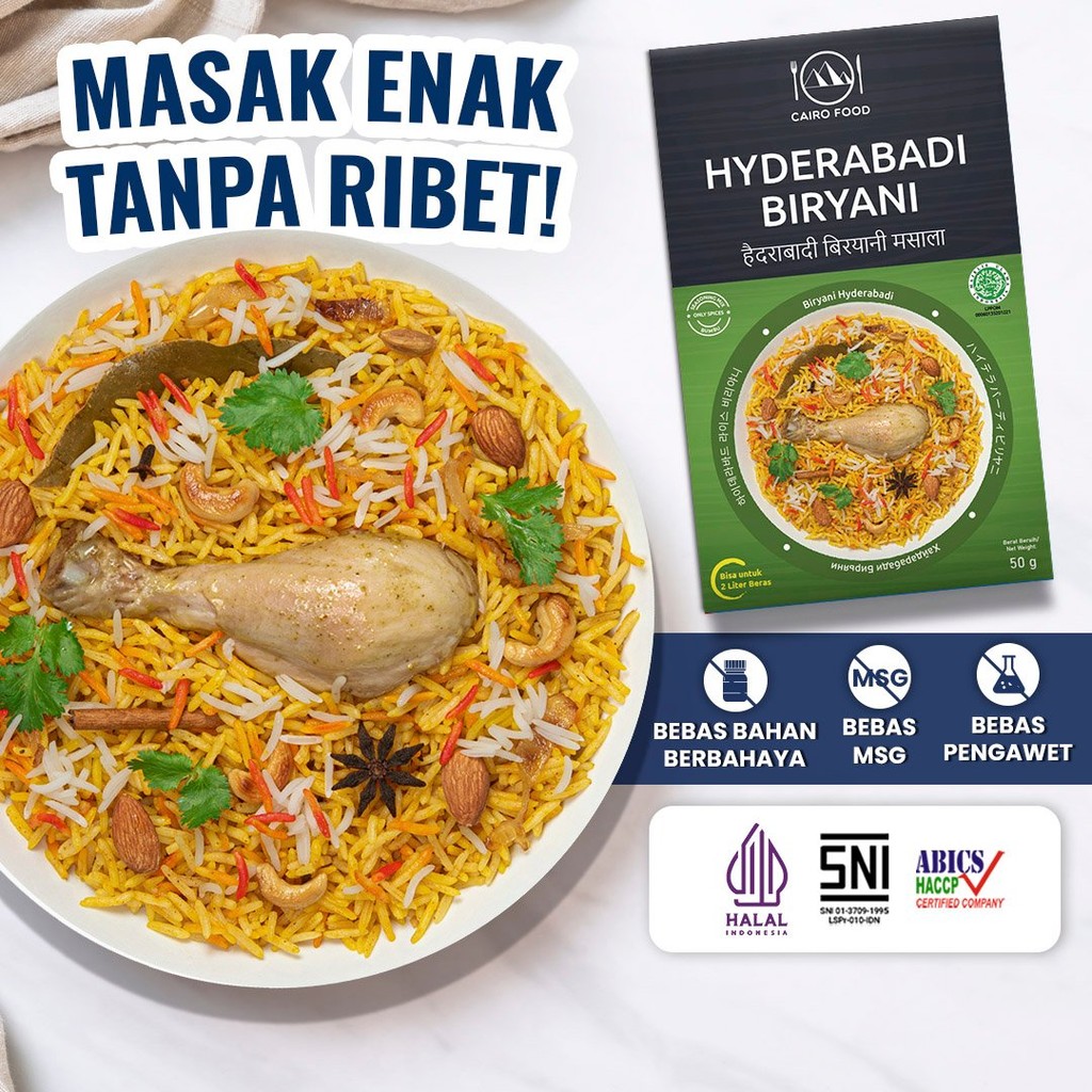 

Bumbu Biryani Hyderabadi Sehat - Cairo Food