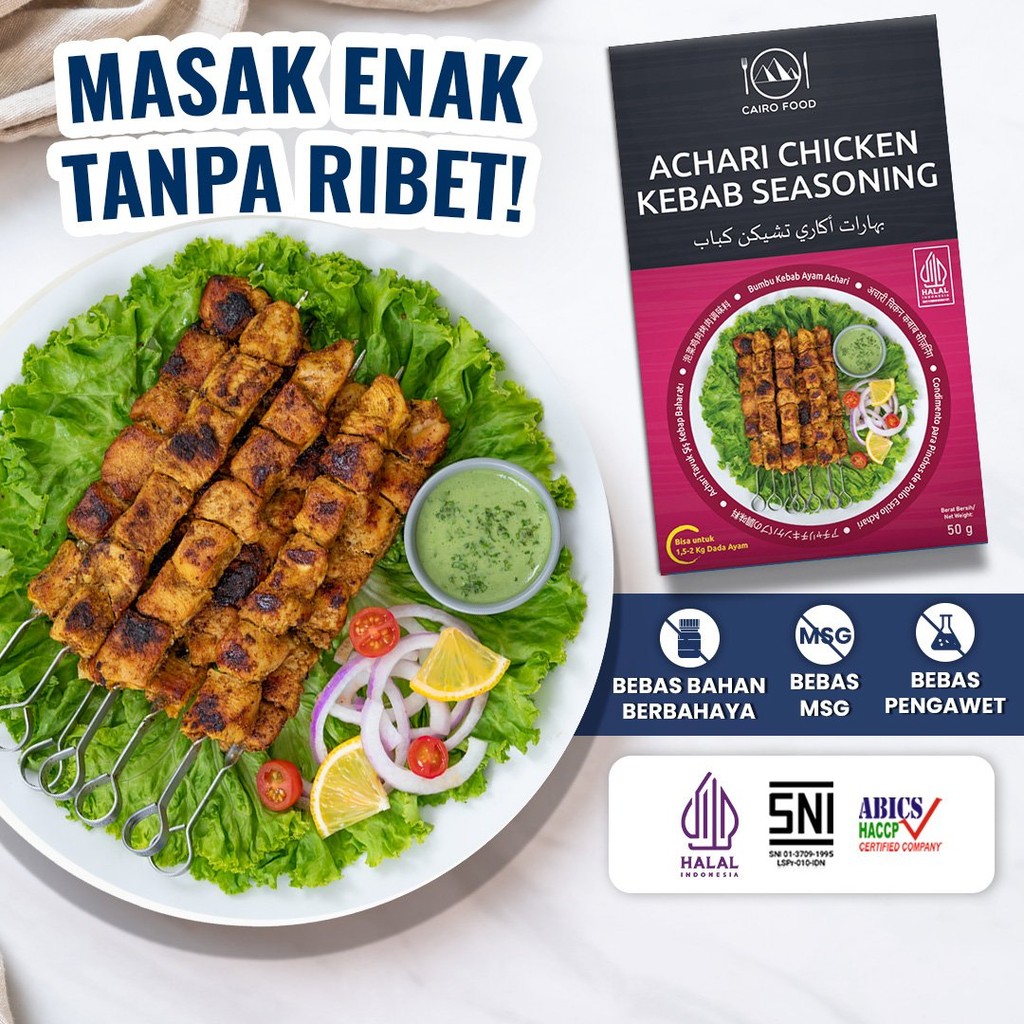 

Bumbu Kebab Ayam Achari Sehat - Cairo Food