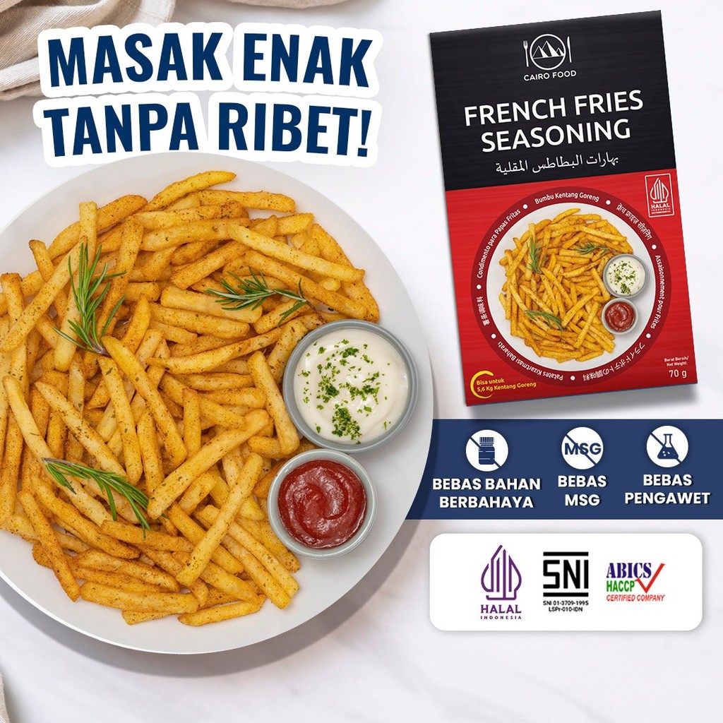 

Bumbu Kentang Goreng Sehat - Cairo Food