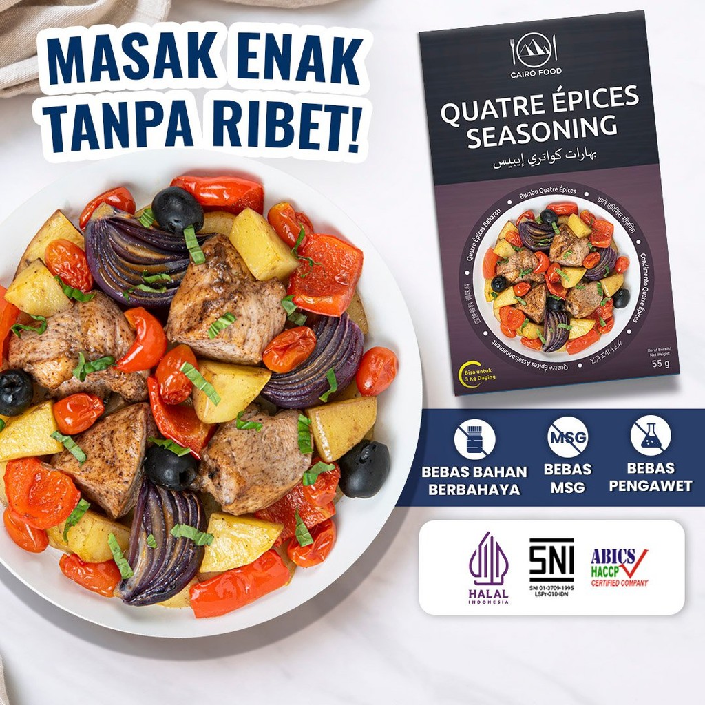 

Bumbu Quatre épices Sehat - Cairo Food