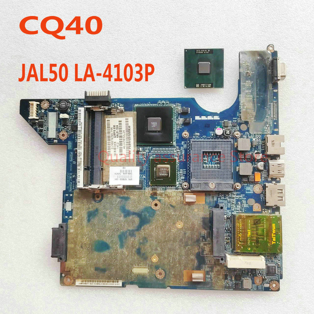 590316-001 577512-001 578600-001 Laptop Motherboard JAL50 LA-4103P Mainboard For HP Compaq CQ40 CQ40
