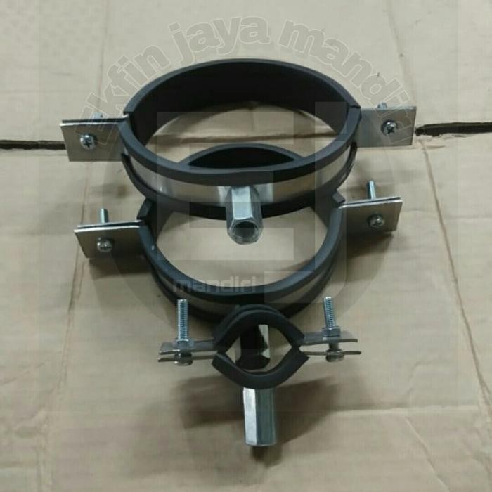 klem Holder Pipa besi 3" inch clamp holder 3" inc