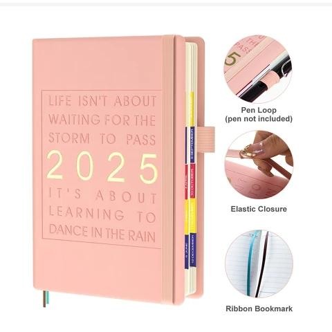 

DISKON Perencana Agenda 2025 Buku Catatan A5 Mingguan Bulanan Buku Harian Jurnal Perlengkapan Kantor