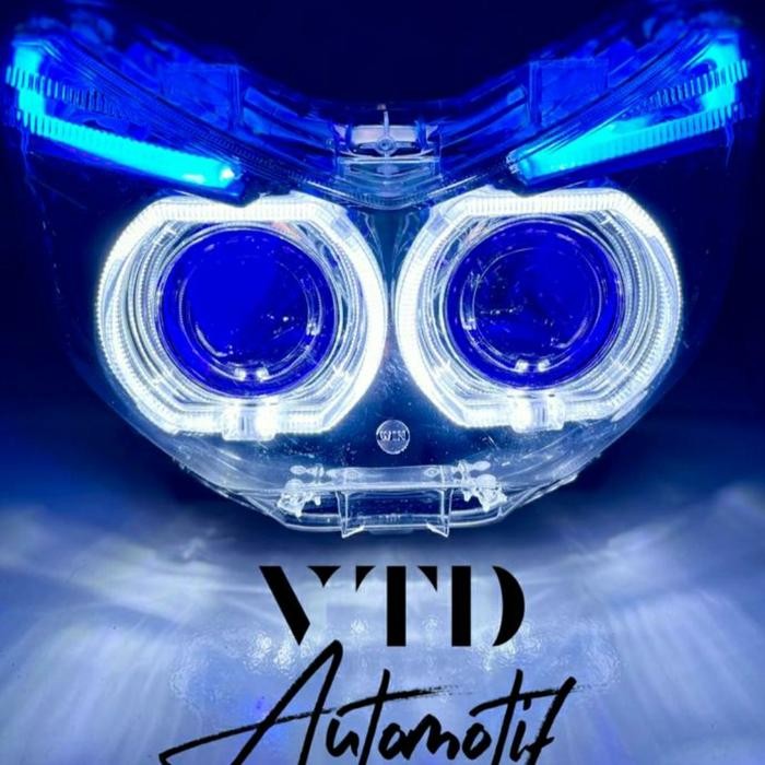 Terlaris Headlamp Reflektor Nmax Old Paket Projie Aes Biled Wst Drl Alis Aes