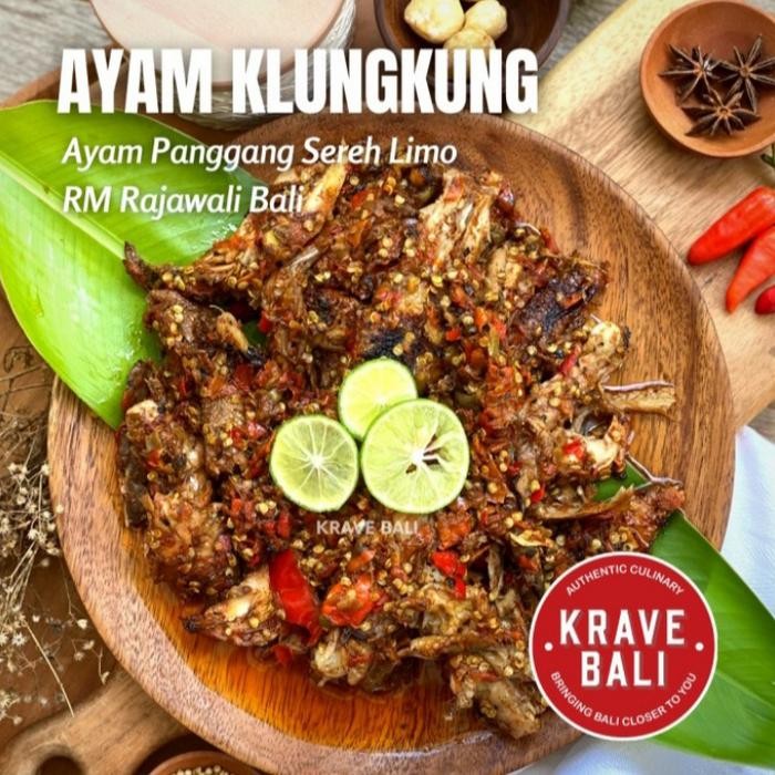 

DISKON AYAM KLUNGKUNG RM RAJAWALI MAKANAN KHAS BALI ASLI 650 GR READY STOCK
