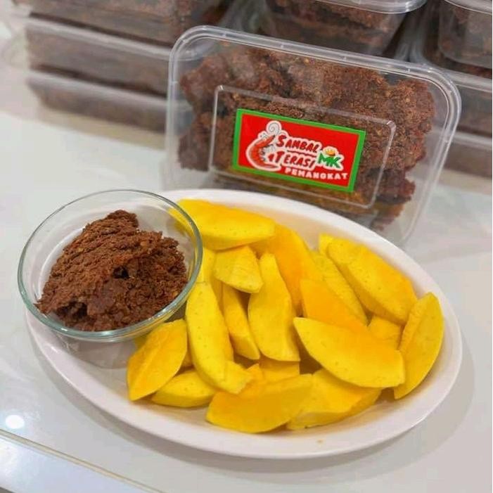 

ASLI TERASI PANGGANG PEDAS MK PEMANGKAT / sambal terasi pemangkat siap saji , belacan bakar, makanan