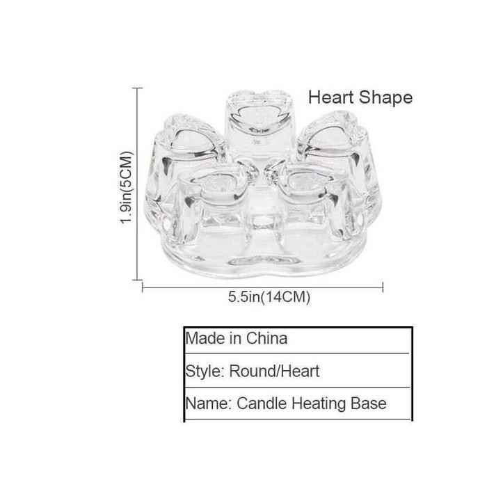 Tatakan Kaca Alat Penghangat Pemanas Teko Teh Kopi Teapot Kompor Lilin masih ready