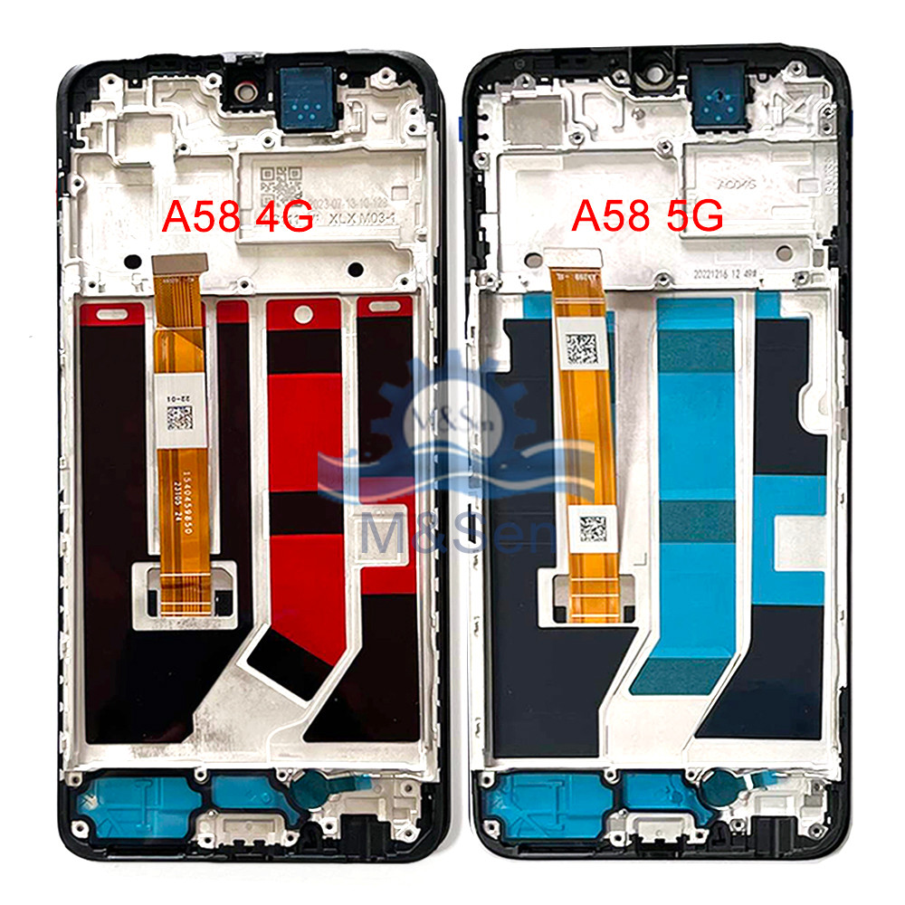 Original For Oppo A58 4G LCD CPH2577 LCD Display Screen Frame+Touch Panel Digitizer For Oppo A58 5G 