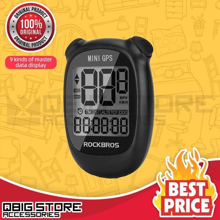 Rockbros 29210030001 Gps Speedometer Mini Sepeda