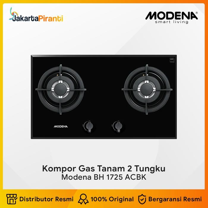Modena Kompor Tanam BH 1725 ACBK 1725ACBK BH1725ACBK 70cm 2 tungku