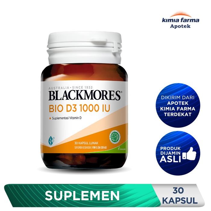 Blackmores Bio D3 1000 IU 30 Kapsul / Vitamin D3 / Kimia Farma