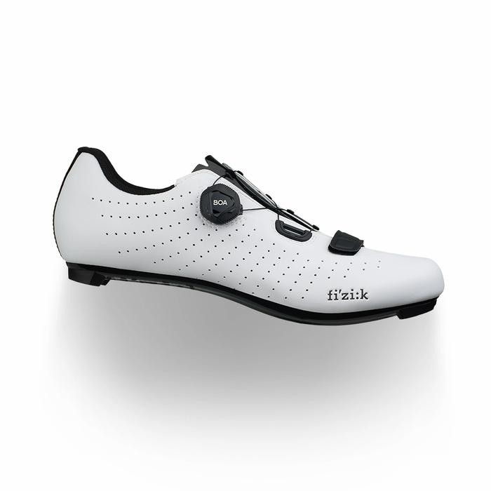 Sepatu Sepeda Cleat Roadbike Fizik Shoes R5 Tempo Overcurved White
