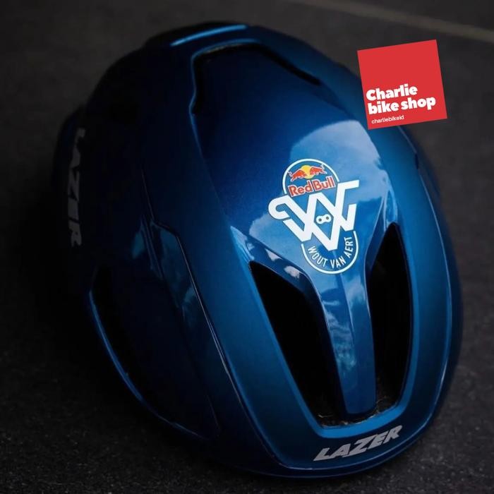 Helm Sepeda Lazer Cycling Helmet Wout Van Aert X Redbull - Limited Ed