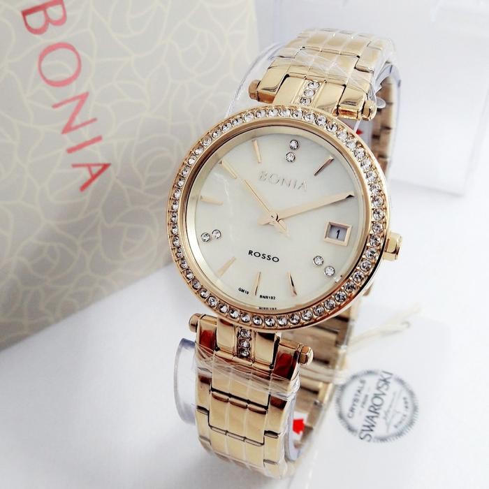 jam tangan wanita BONIA BNR 102-2222s crystals SWAROVSKI