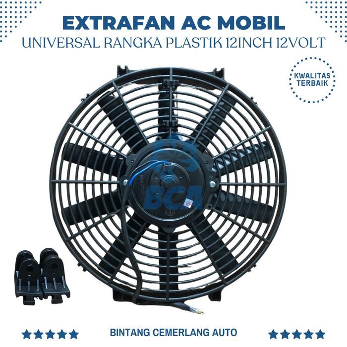 Extra Fan Universal 12 " 12 V 12 Inci 12 Inchi Top Quality