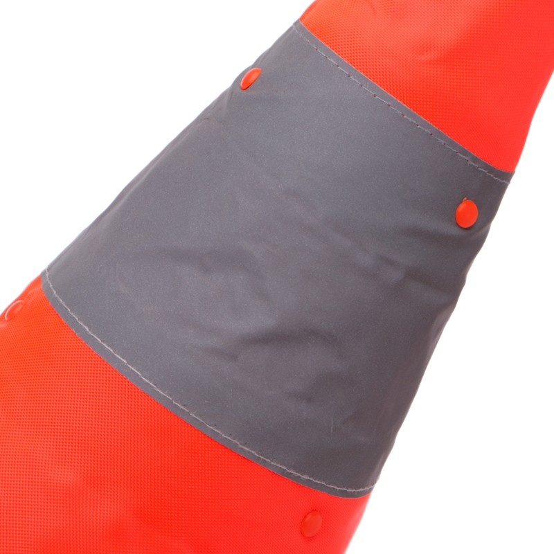 

42cm Folding Road Safety Warning Sign Traffic Cone Orange Reflective Tape Drop Shipping Support