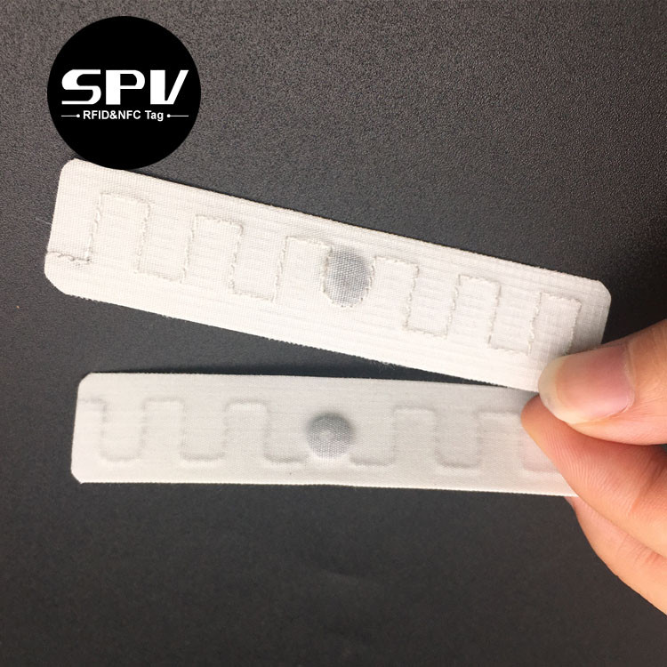 Washable UHF Heat Seal RFID Linen Fabric Laundry Tag