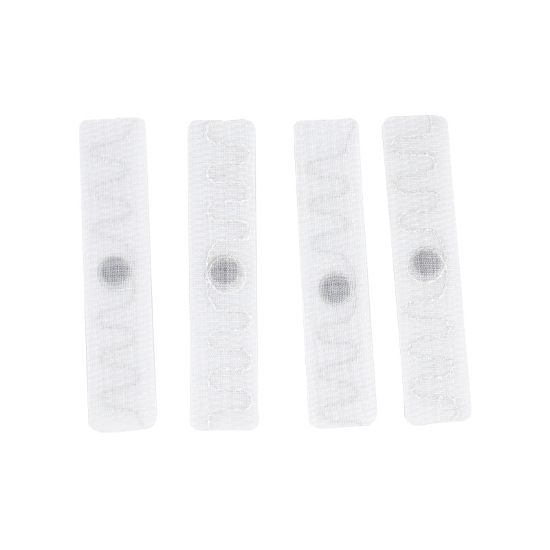100pcs High Temperature UHF Sew Soft Textile Non-Woven Label Laundry Tag RFID Laundry Tag